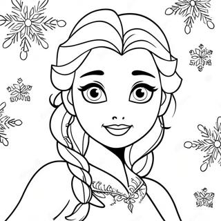 Elsa Csillogo Hopehely Szinezooldal 97545 36445