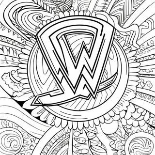 Meresz Wwe Logo Szinezolap 97700-36660