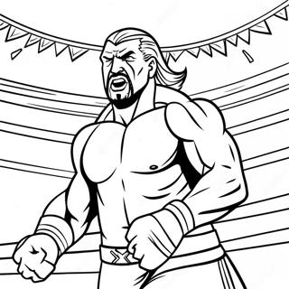 Akciodus Triple H A Ringben Szinezolap 97702 36665