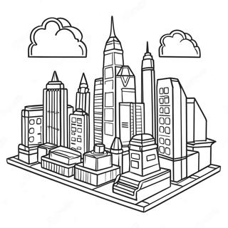 Szines Lego Varos Latkep Szinezolap 97725-36675