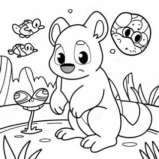 Szorakoztato Ausztral Vadon Elo Allatok Szinezolap 97857 36829