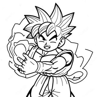 Goku Kamehameha Val Szinezolap 97882 36846