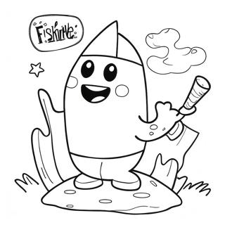 Halrud Fortnite Baratokkal Szinezolap 98268-37150