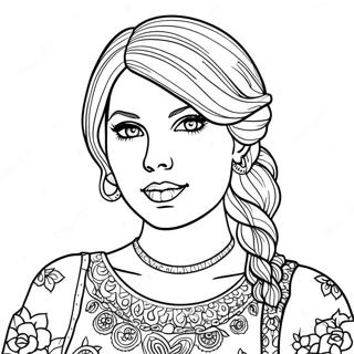 Taylor Swift Folklore Színezők