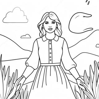 Taylor Swift Folklore Szinezolap 98341-37195