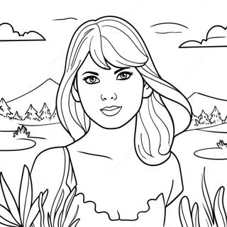 Varazslatos Taylor Swift Folklore Taj Szinezolap 98345 37212