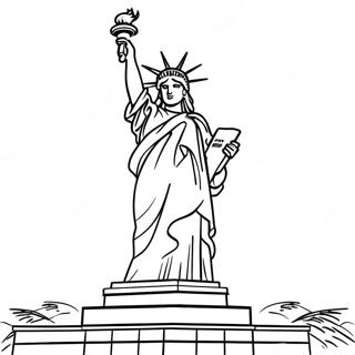 Meresz Szabadsag Szobor Szinezooldal 98627-37427