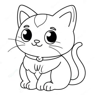 Cuki Chibi Macska Szinezolap 98753-37520