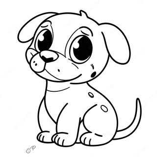 Jatekos Chibi Kutya Szinezolap 98754-37524