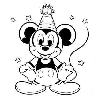 Mickey Mouse Szuletesnapi Szinezolap 98777-37534