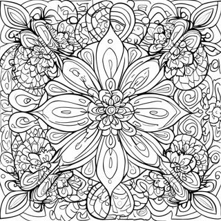 Szimmetrikus Kaleidoszkop Formak Szinezolap 98806 37568