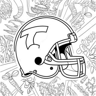 Michigan Futball Logo Szinezooldal 98956-37675