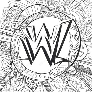 Wwe Logo Szinezolap 98-346