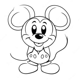 Mickey Mouse Valentin Napi Szinezolap 99135-37816