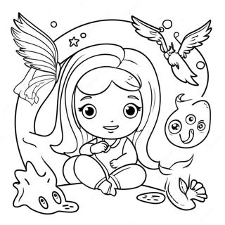 Mira Varazslatos Lenyekkel Szinezolap 99421 38042