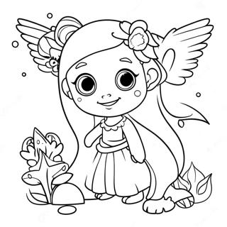 Mira Varazslatos Lenyekkel Szinezolap 99421 38043