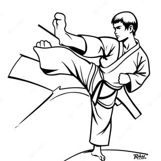 Karate Szinezolap 99985-38668